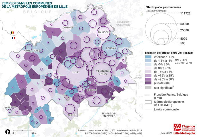 Emplois communes MEL