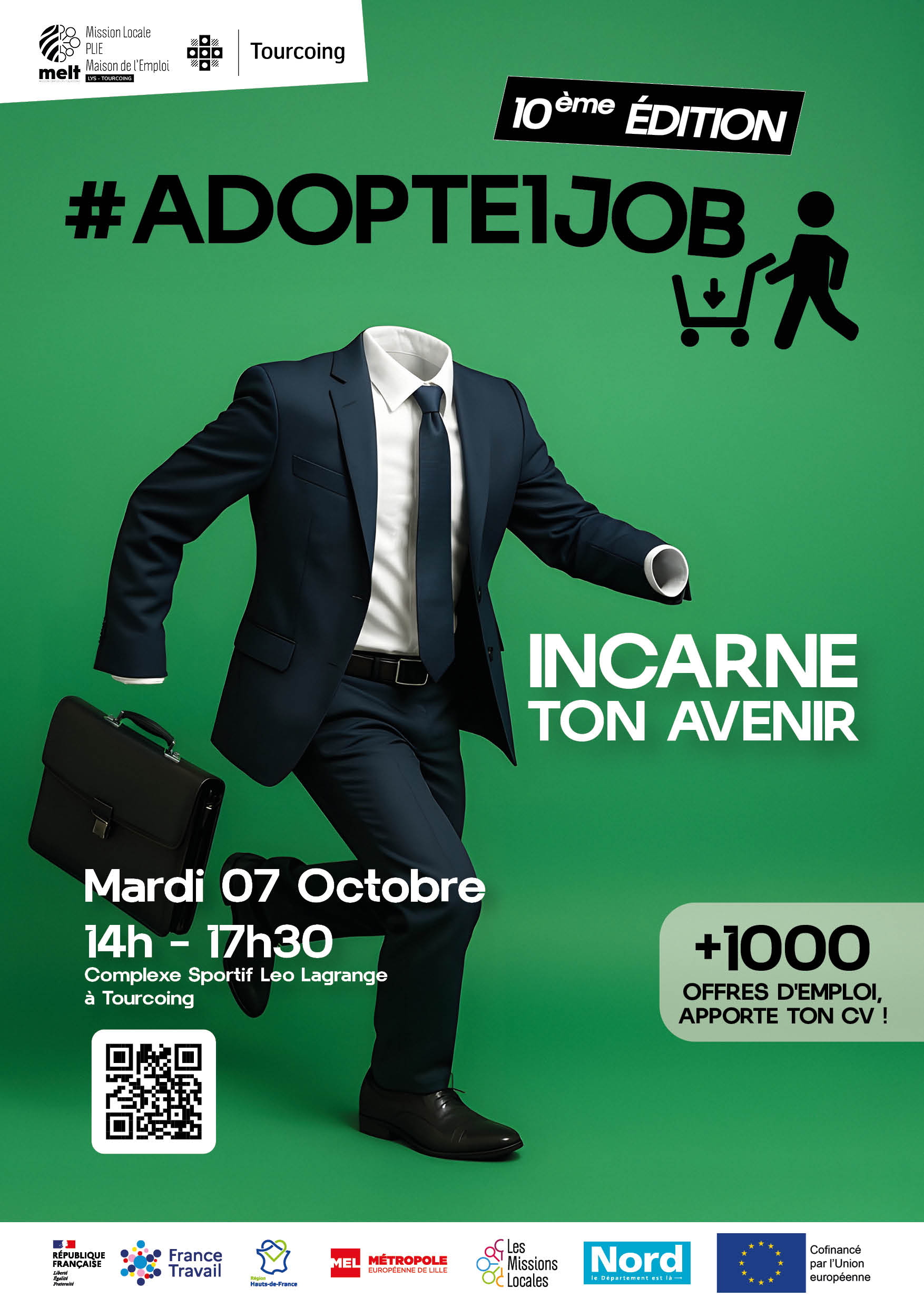 Adopte 1 Job à Tourcoing : un rendez-vous incontournable pour l’emploi local